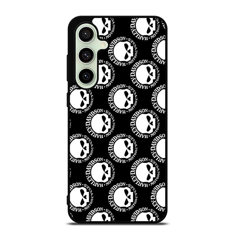 HARLEY DAVIDSON SKULL COLLAGE Samsung Galaxy S24 FE Case Cover