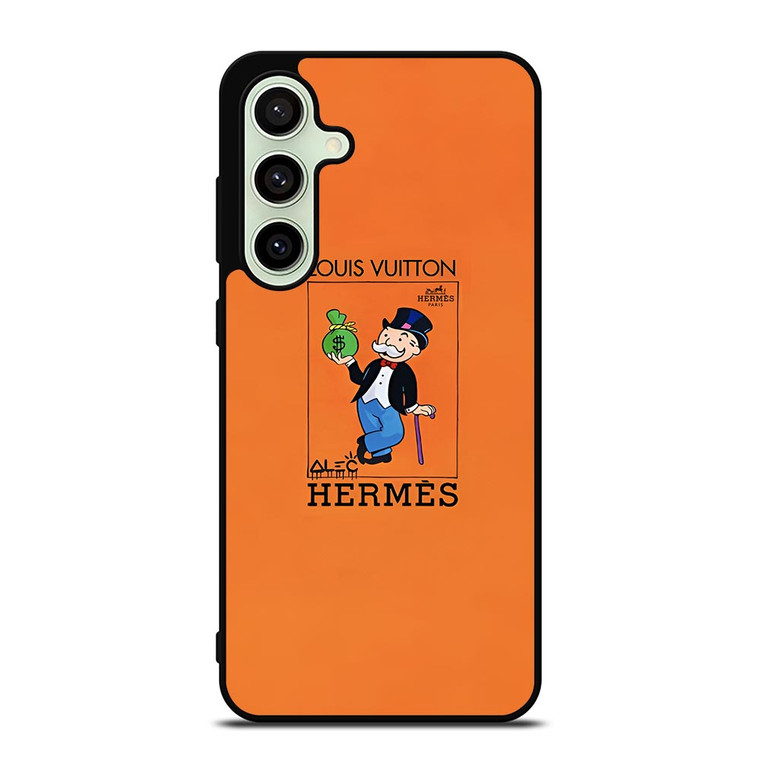 HERMES LOUIS VUITTON LV LOGO MONOPOLI ICON Samsung Galaxy S24 FE Case Cover