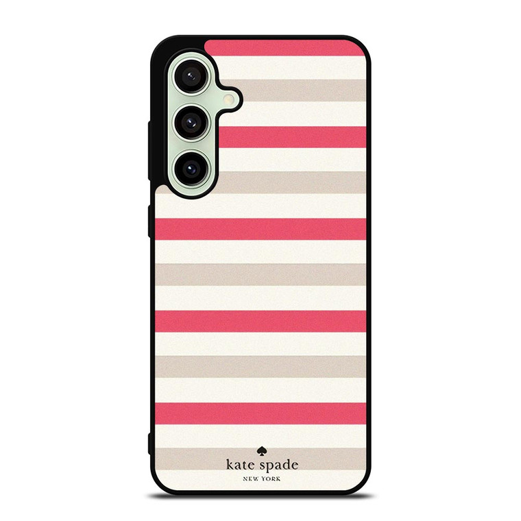 KATE SPADE NEW YORK PINK STRIPE Samsung Galaxy S24 FE Case Cover