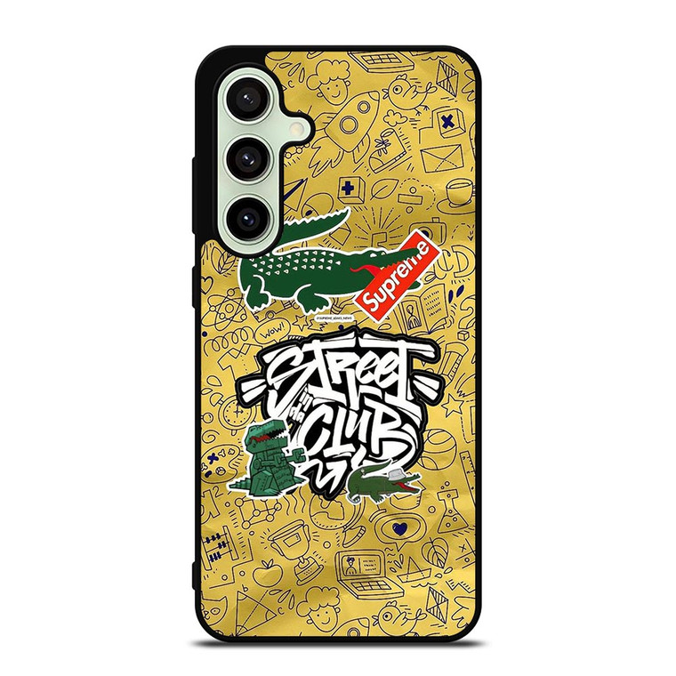 LACOSTE SUPREME LOGO STREET CLUB Samsung Galaxy S24 FE Case Cover LACOSTE SUPREME LOGO STREET CLUB Samsung Galaxy S24 FE Case Cover