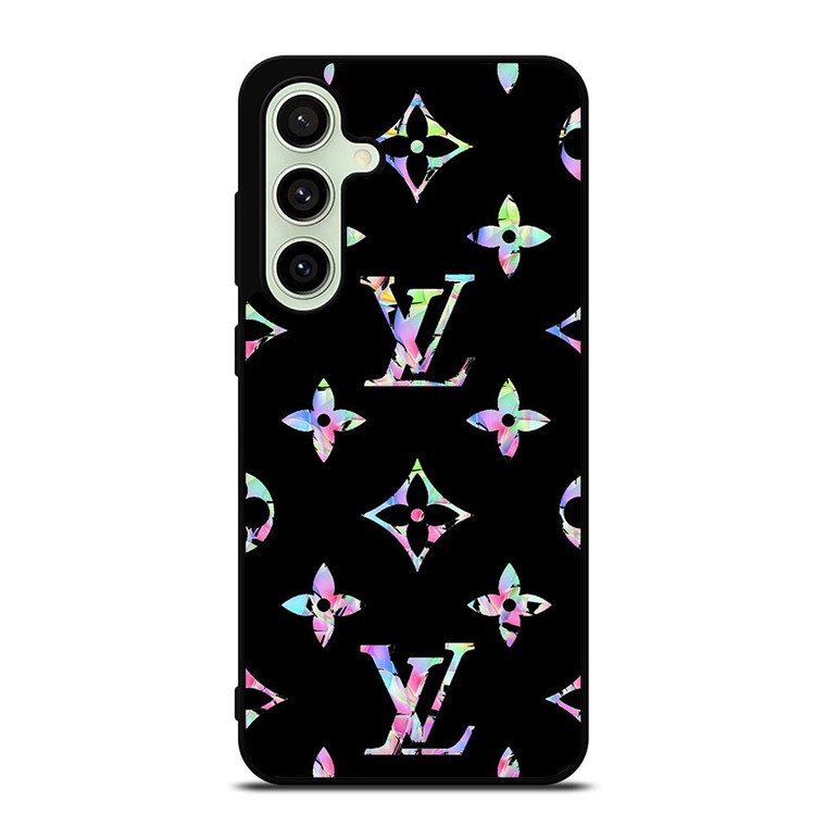 LOUIS VUITTON LOGO LV BLACK RAINBOW Samsung Galaxy S24 FE Case Cover LOUIS VUITTON LOGO LV BLACK RAINBOW Samsung Galaxy S24 FE Case Cover