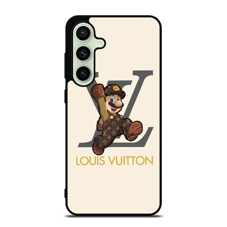 LOUIS VUITTON LOGO LV MARIO BROSS Samsung Galaxy S24 FE Case Cover LOUIS VUITTON LOGO LV MARIO BROSS Samsung Galaxy S24 FE Case Cover