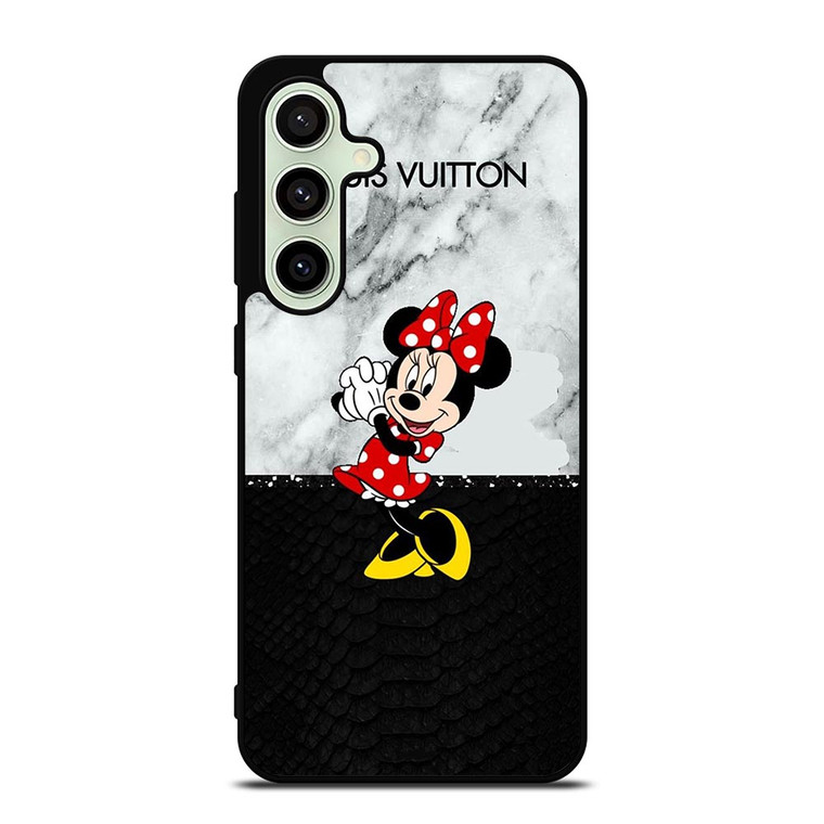 LOUIS VUITTON LV X MINNIE MOUSE DISNEY SNAKE MARBLE Samsung Galaxy S24 FE Case Cover