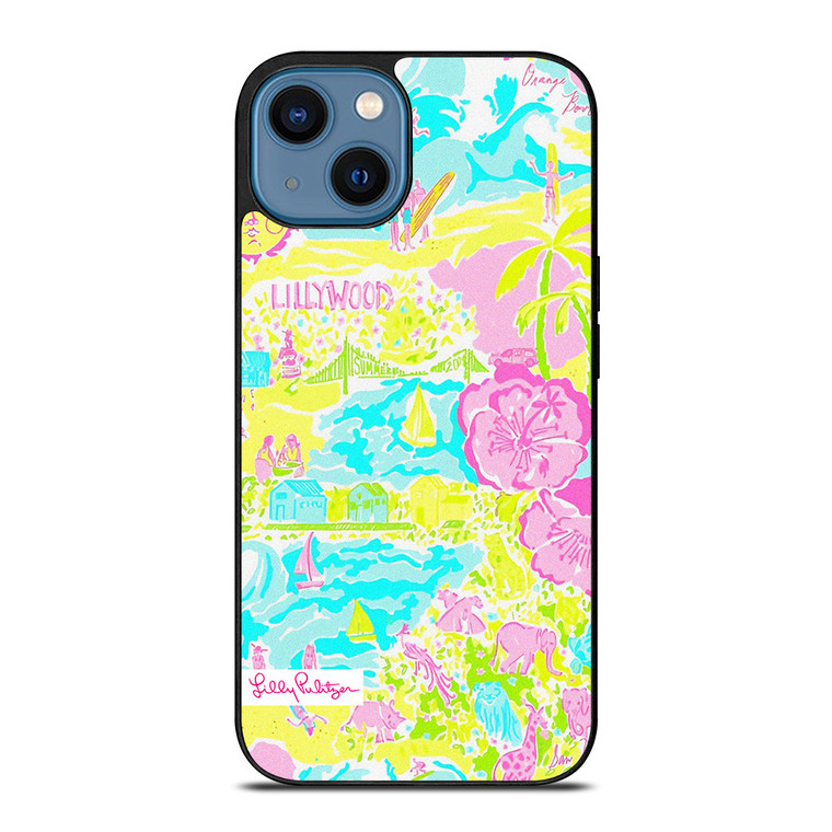 LILLY PULITZE LILLYWOOD  iPhone 14 Case Cover LILLY PULITZE LILLYWOOD  iPhone 14 Case Cover