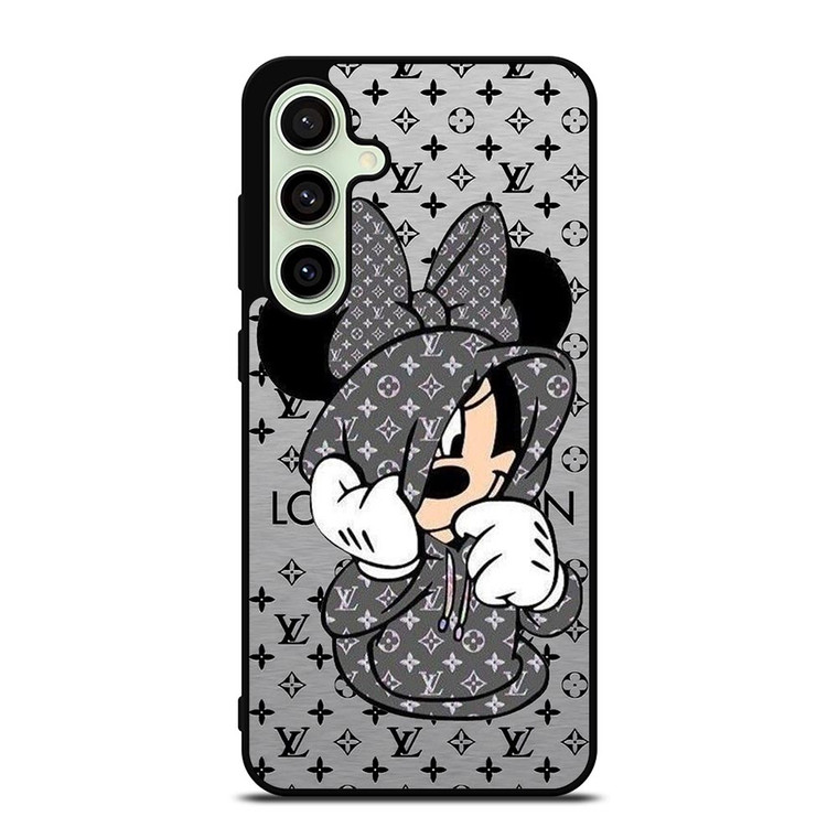 MINNIE MOUSE DISNEY FEAT LOUIS VUITTON LV GRAY Samsung Galaxy S24 FE Case Cover MINNIE MOUSE DISNEY FEAT LOUIS VUITTON LV GRAY Samsung Galaxy S24 FE Case Cover