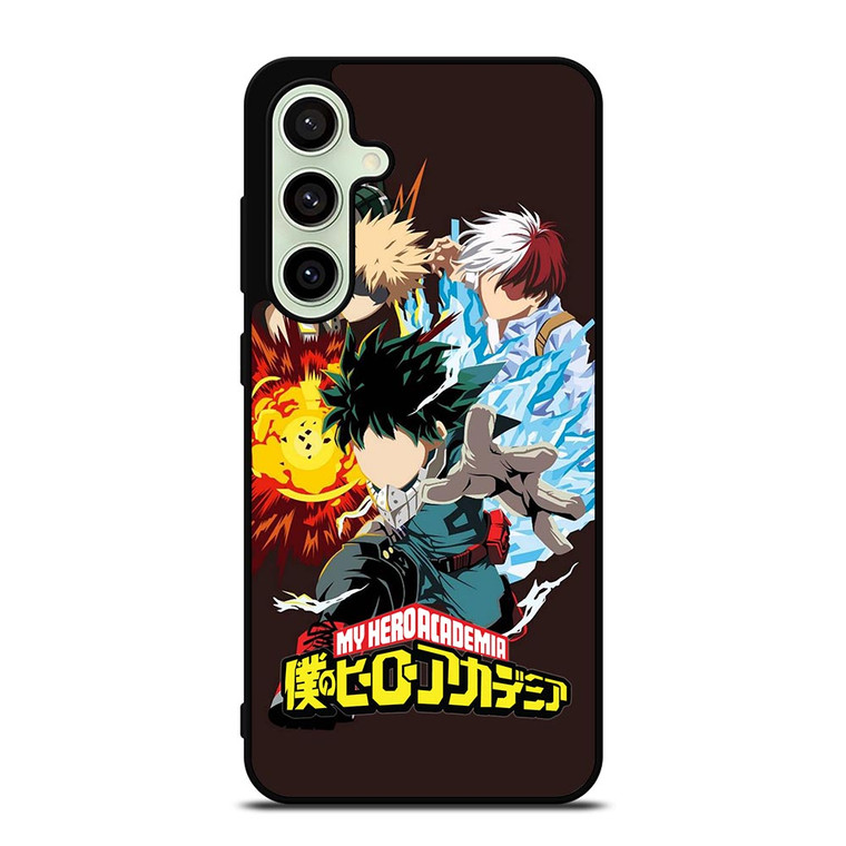 MY HERO ACADEMIA DEKU TODOROKI AND BAKUGOU Samsung Galaxy S24 FE Case Cover