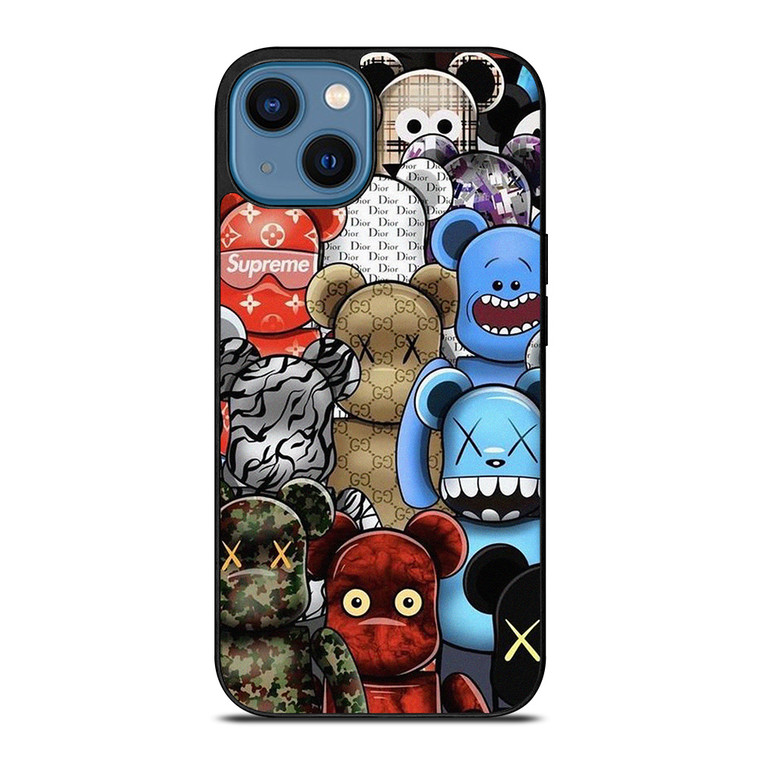 LUXURY BRAND BEARBRICK  iPhone 14 Case Cover