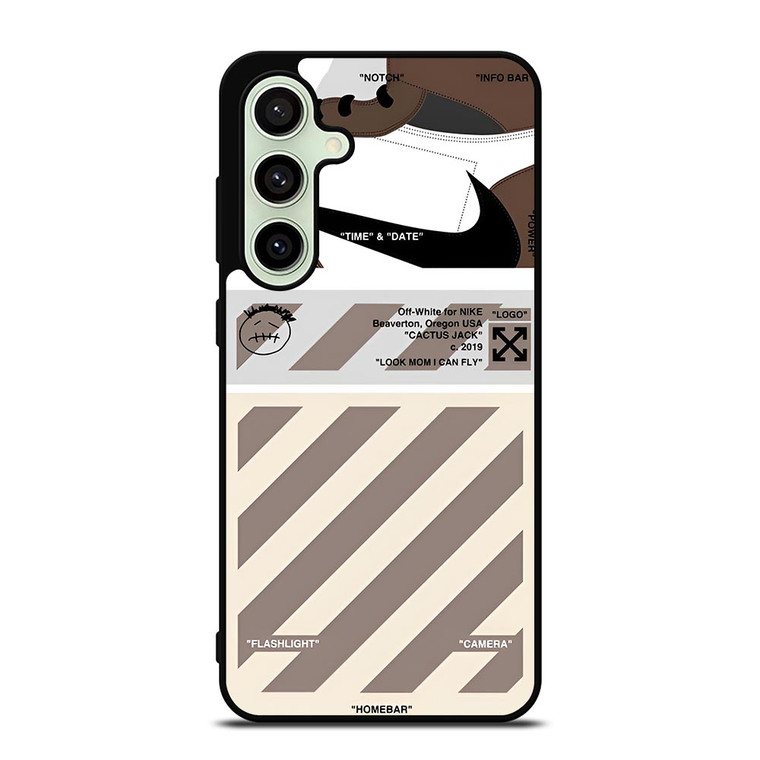 OFF WHITE NIKE LOGO SHOES Samsung Galaxy S24 FE Case Cover