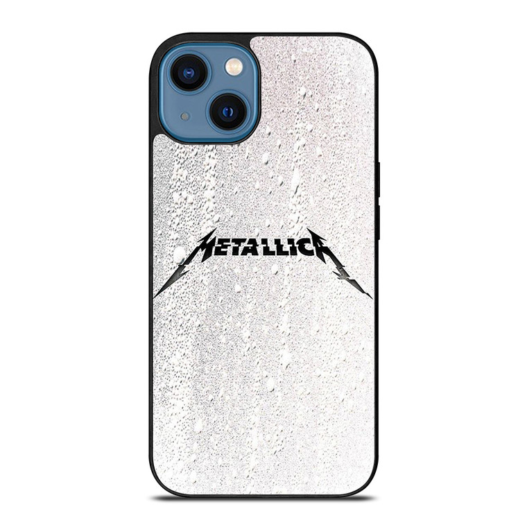 METALLICA METAL BAND WHITE  iPhone 14 Case Cover