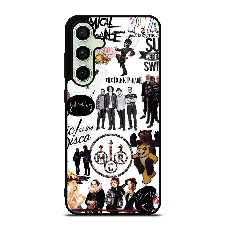 POP PUNK ROCK BAND COLLAGE Samsung Galaxy S24 FE Case Cover
