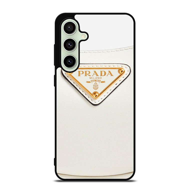 PRADA MILANO LOGO WHITE Samsung Galaxy S24 FE Case Cover