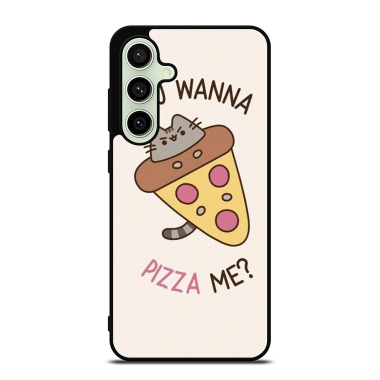 PUSHEEN THE CAT PIZZA Samsung Galaxy S24 FE Case Cover