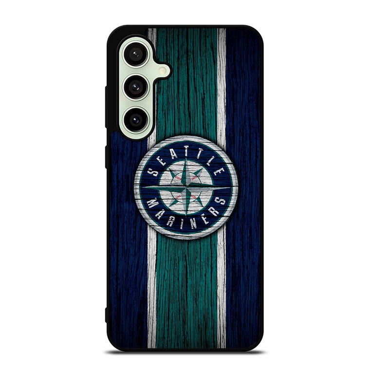 SEATTLE MARINERS WOODEN STRIPE LOGO Samsung Galaxy S24 FE Case Cover