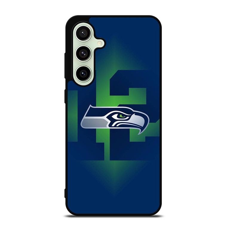 SEATTLE SEAHAWKS TWELVE MAN LOGO Samsung Galaxy S24 FE Case Cover
