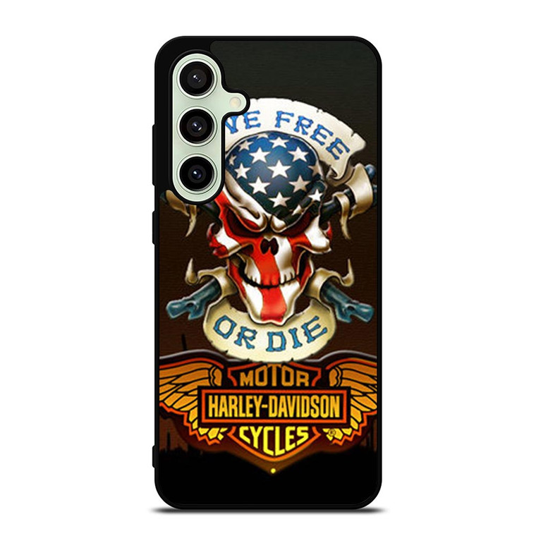 SKULL AND WINGS HARLEY DAVIDSON Samsung Galaxy S24 FE Case Cover SKULL AND WINGS HARLEY DAVIDSON Samsung Galaxy S24 FE Case Cover