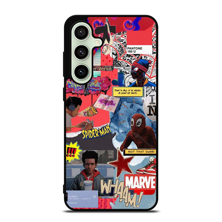 SPIDERMAN MILES MORALES COLLAGE 2 Samsung Galaxy S24 FE Case Cover