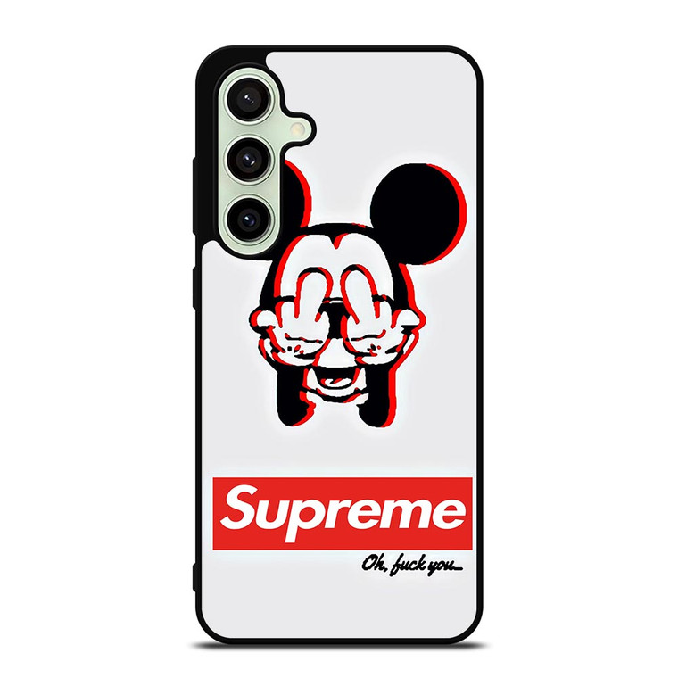 SUPREME MICKEY MOUSE FVCS Samsung Galaxy S24 FE Case Cover