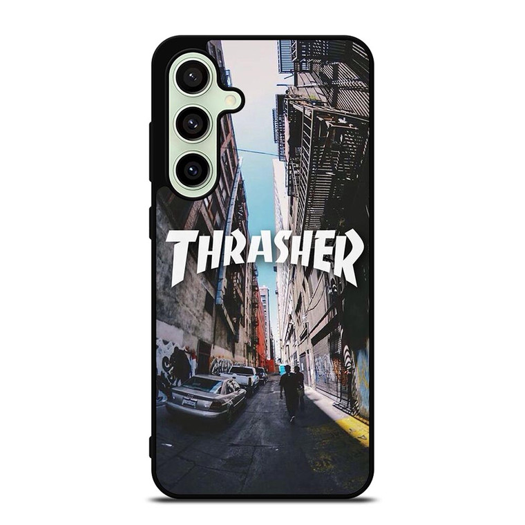 THRASHER SKATEBOARD URBAN CITY LOGO Samsung Galaxy S24 FE Case Cover