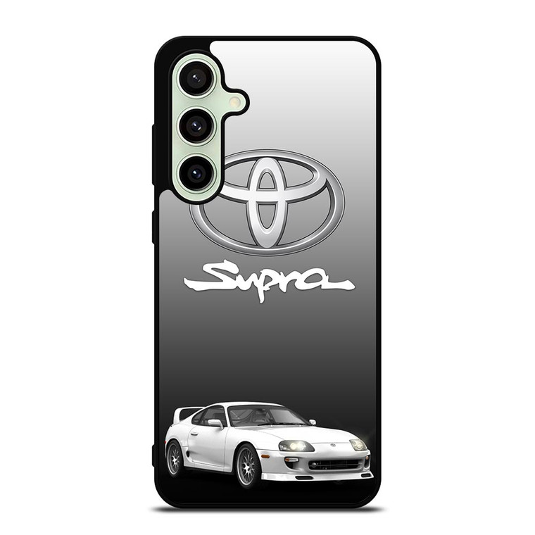TOYOTA SUPRA CAR WHITE EMBLEM Samsung Galaxy S24 FE Case Cover