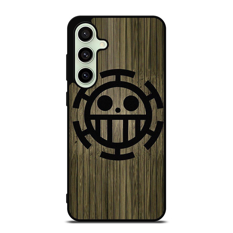 TRAFALGAR LAW ONE PIECE WOOD SYMBOL Samsung Galaxy S24 FE Case Cover