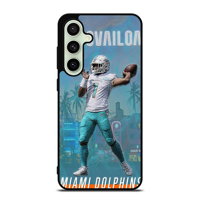 TUA TAGOVAILOA MIAMI DOLPHINS Samsung Galaxy S24 FE Case Cover