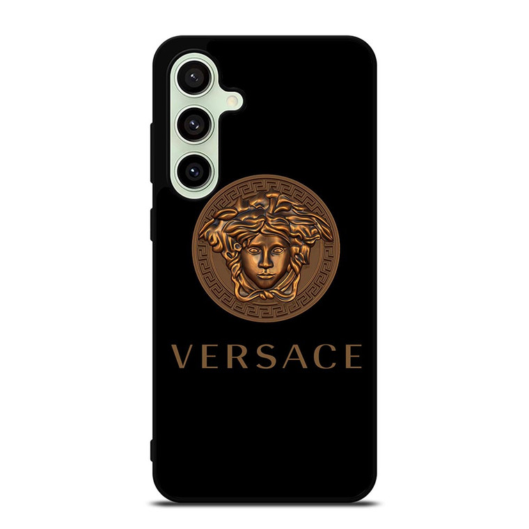 VERSACE MEDUSA HEAD BRONZE EMBLEM Samsung Galaxy S24 FE Case Cover