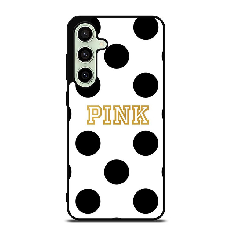 VICTORIA S SECRET PINK POLKADOTS Samsung Galaxy S24 FE Case Cover