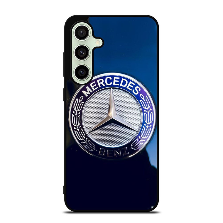 VINTAGE MERCEDES BENZ METAL EMBLEM Samsung Galaxy S24 FE Case Cover