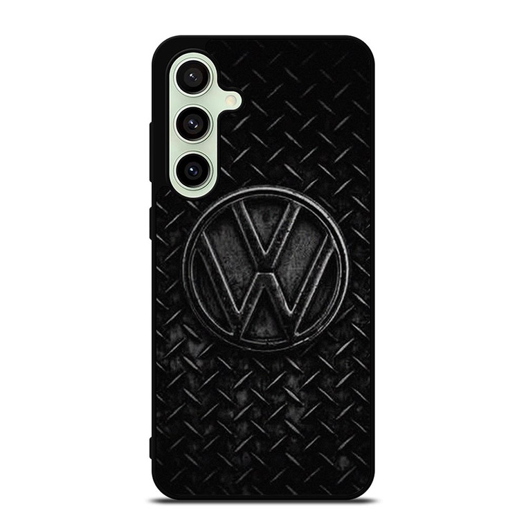 VW VOLKSWAGEN BLACK METAL EMBLEM Samsung Galaxy S24 FE Case Cover