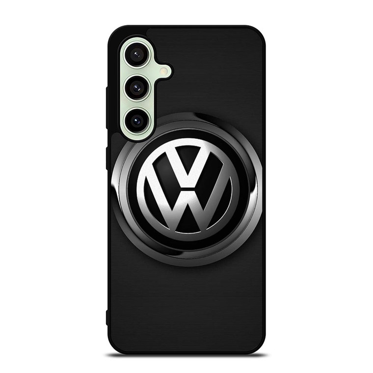 VW VOLKSWAGEN METAL CARBON Samsung Galaxy S24 FE Case Cover