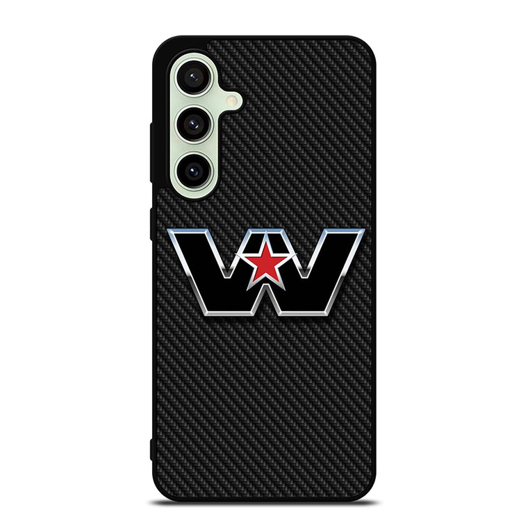 WESTERN STAR TRUCKS CARBON LOGO Samsung Galaxy S24 FE Case Cover