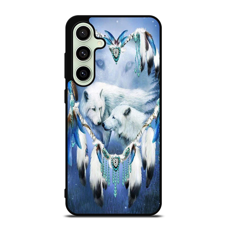 WHITE WOLF DREAMCATCHER Samsung Galaxy S24 FE Case Cover