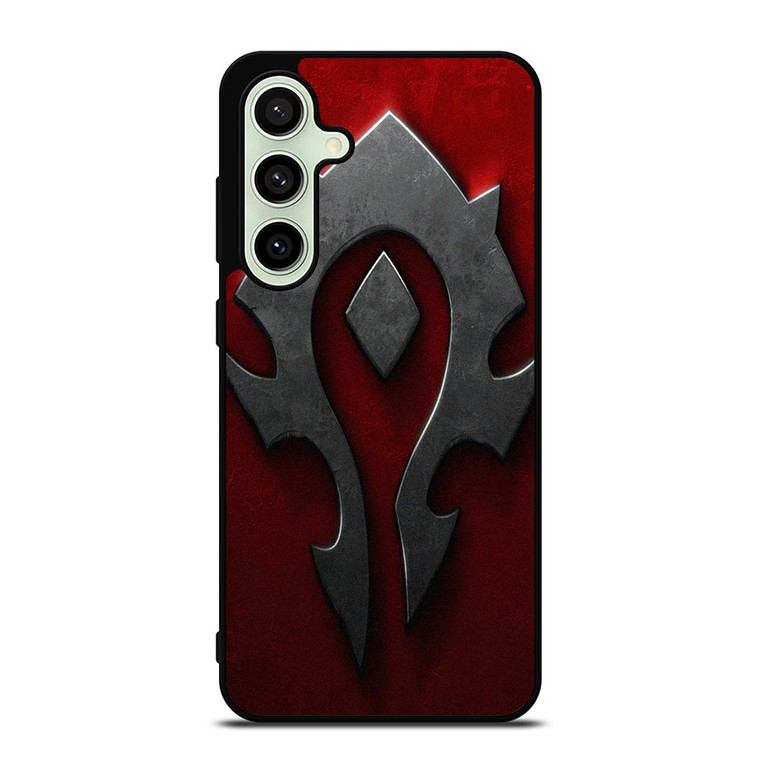 WORLD OF WARCRAFT HORDE BLACK LOGO Samsung Galaxy S24 FE Case Cover