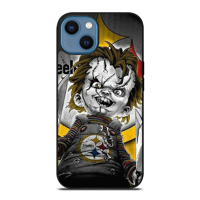 PITTSBURGH STEELERS CHUCKY DOLL  iPhone 14 Case Cover