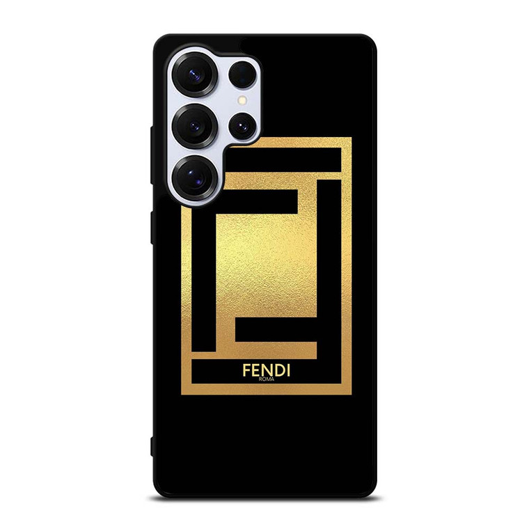 FENDI ROMA LOGO GOLD Samsung Galaxy S25 Ultra Case Cover FENDI ROMA LOGO GOLD Samsung Galaxy S25 Ultra Case Cover