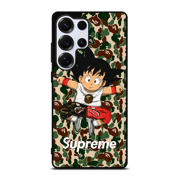 GOKU SUPREME BAPE SHARK CAMO Samsung Galaxy S25 Ultra Case Cover
