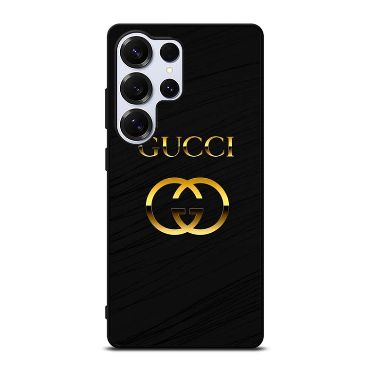 GUCCI LOGO BLACK GOLD EMBLEM Samsung Galaxy S25 Ultra Case Cover GUCCI LOGO BLACK GOLD EMBLEM Samsung Galaxy S25 Ultra Case Cover