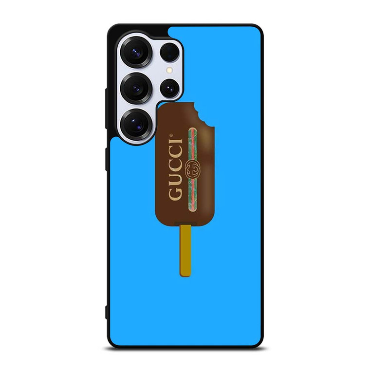 GUCCI LOGO CHOCOLATE ICE CREAM Samsung Galaxy S25 Ultra Case Cover GUCCI LOGO CHOCOLATE ICE CREAM Samsung Galaxy S25 Ultra Case Cover