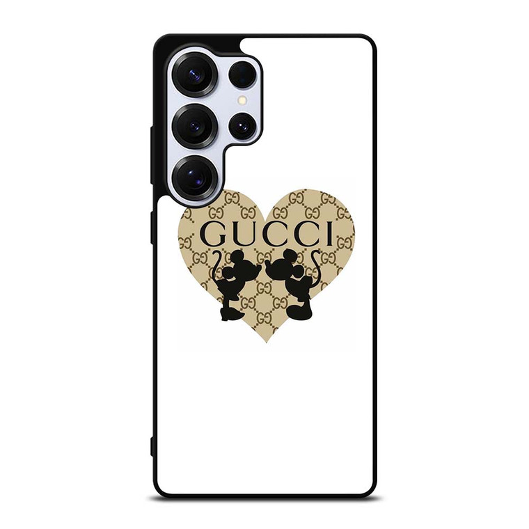 GUCCI LOGO X MICKEY MINNIE MOUSE KISS DISNEY Samsung Galaxy S25 Ultra Case Cover