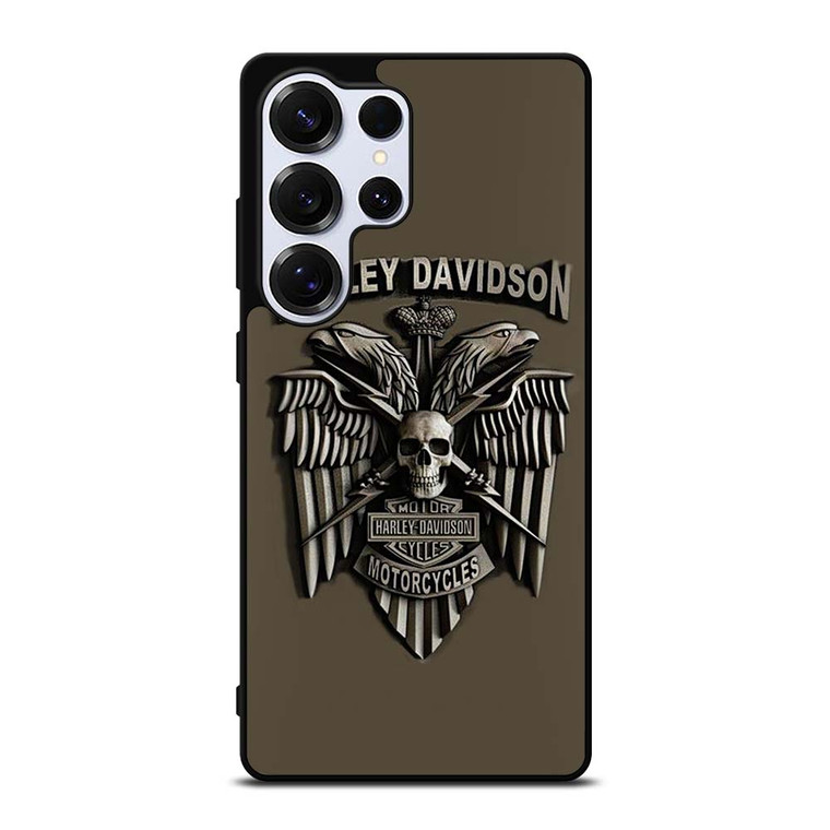 HARLEY DAVIDSON MOTORCYCLES LOGO METAL Samsung Galaxy S25 Ultra Case Cover