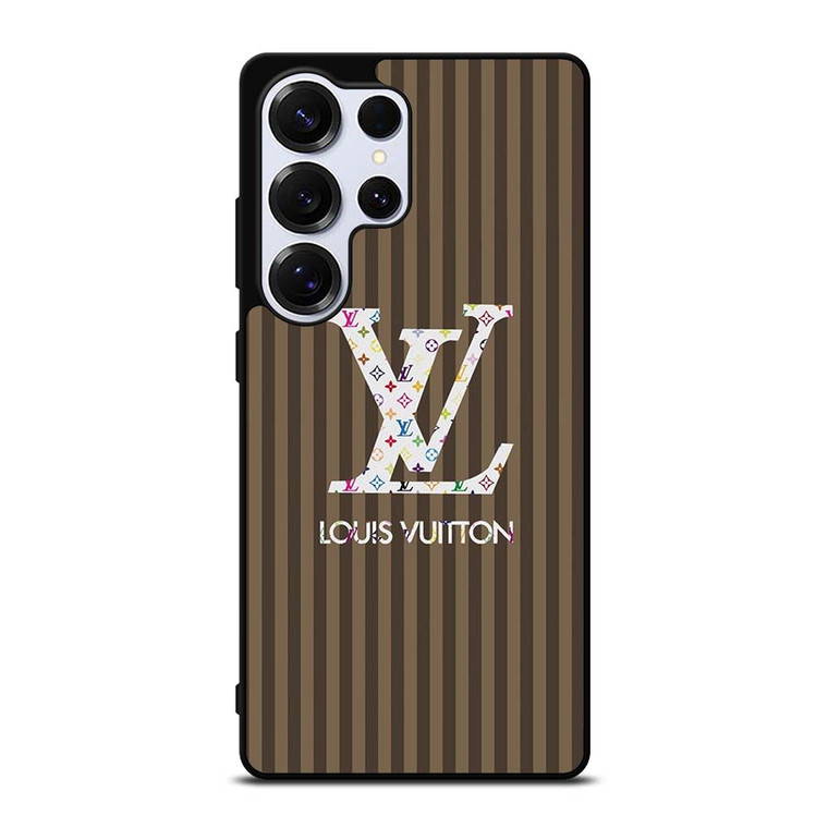 LOUS VUITTON LOGO LV BROWN STRIPES ICON Samsung Galaxy S25 Ultra Case Cover
