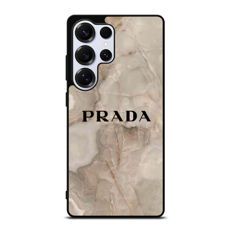 PRADA LOGO ICON ON MARBLE Samsung Galaxy S25 Ultra Case Cover