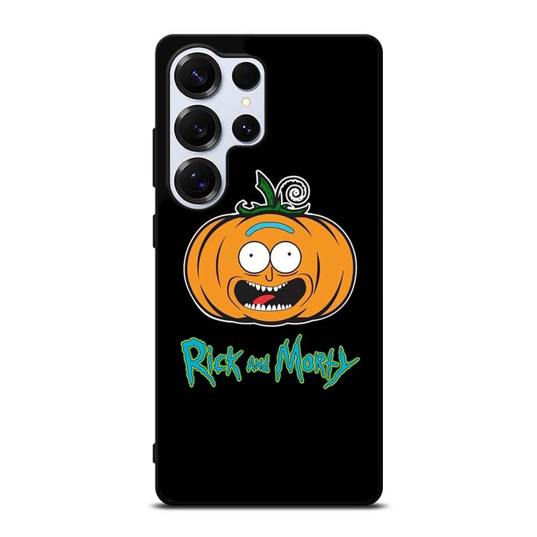 RICK AND MORTY HALLOWEEN PUMPKIN Samsung Galaxy S25 Ultra Case Cover