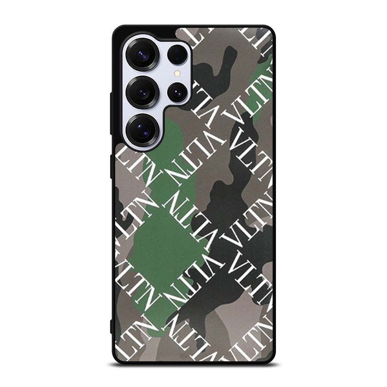 VALENTINO CAMO PATTERN Samsung Galaxy S25 Ultra Case Cover