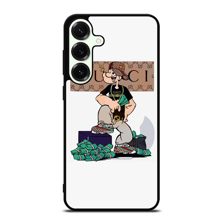 GUCCI LOGO POPPEYE CARTOON Samsung Galaxy S25 Plus Case Cover GUCCI LOGO POPPEYE CARTOON Samsung Galaxy S25 Plus Case Cover
