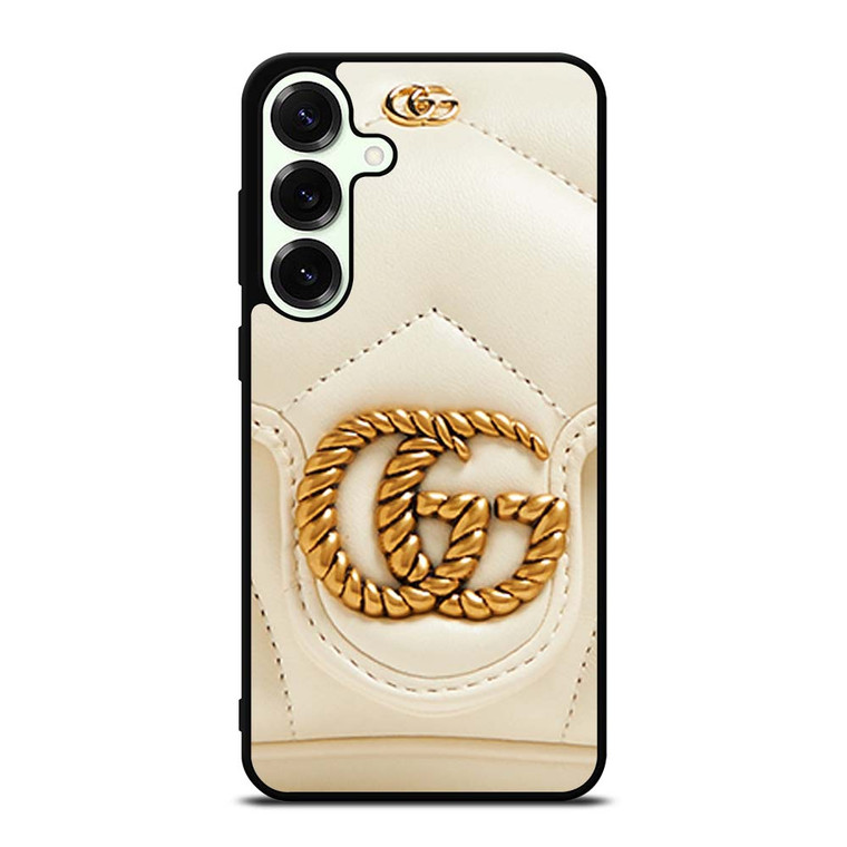 GUCCI LOGO WHITE GOLD Samsung Galaxy S25 Plus Case Cover GUCCI LOGO WHITE GOLD Samsung Galaxy S25 Plus Case Cover