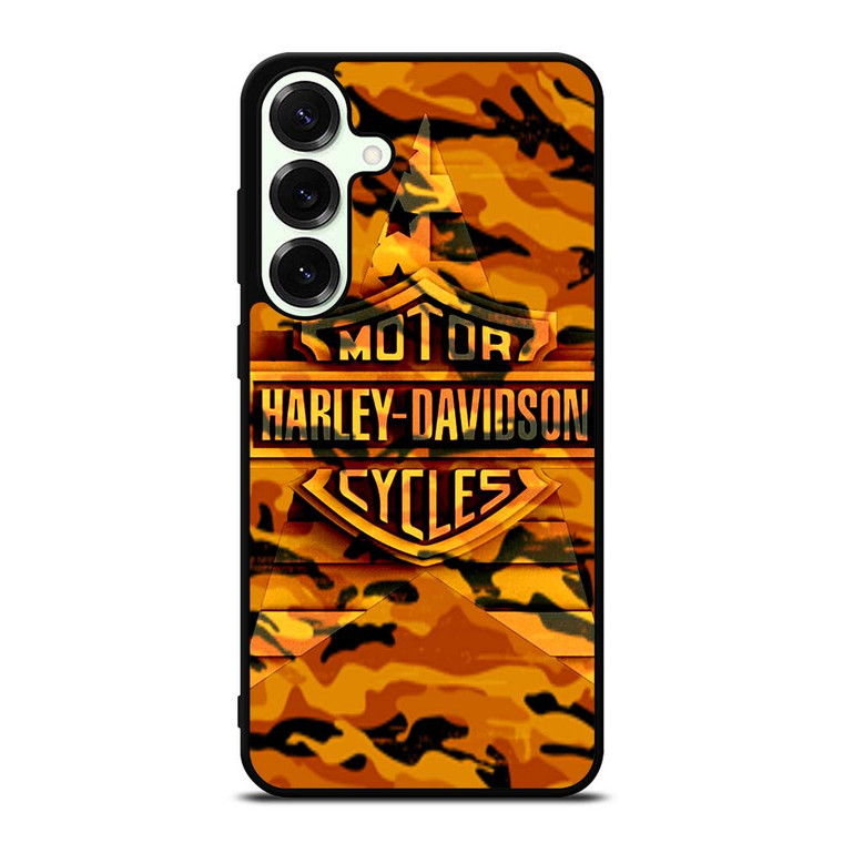 HARLEY DAVIDSON CAMO ORANGE Samsung Galaxy S25 Plus Case Cover HARLEY DAVIDSON CAMO ORANGE Samsung Galaxy S25 Plus Case Cover