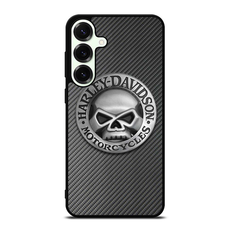 HARLEY DAVIDSON MOTORCYCLES SKULL LOGO CARBON Samsung Galaxy S25 Plus Case Cover HARLEY DAVIDSON MOTORCYCLES SKULL LOGO CARBON Samsung Galaxy S25 Plus Case Cover