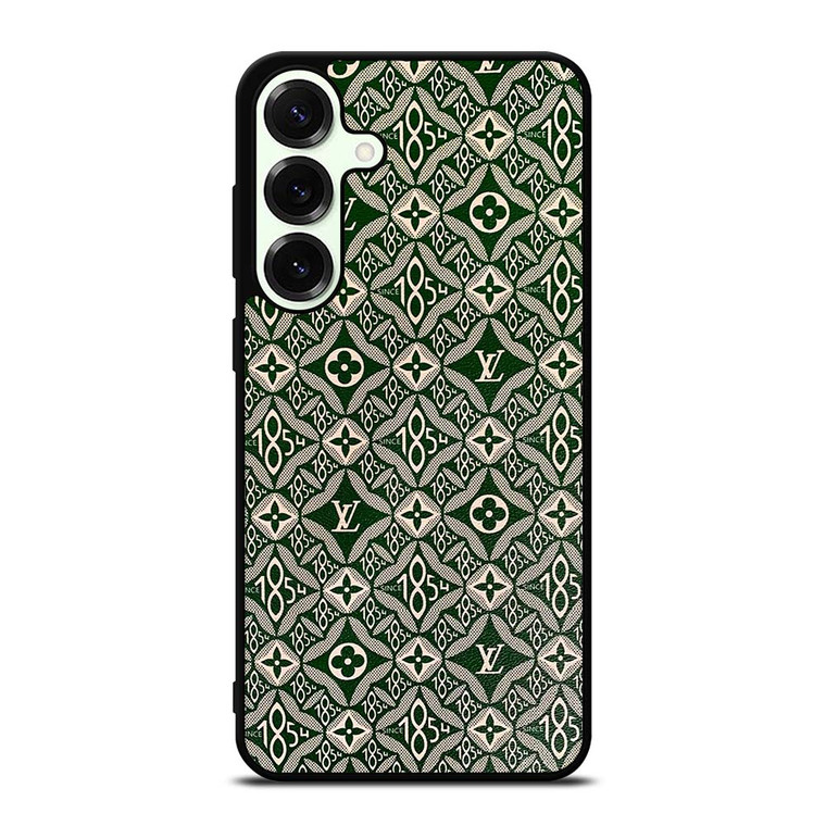 LOUIS VUITTON LOGO LV GREEN PATTERN SINCE 1854 Samsung Galaxy S25 Plus Case Cover