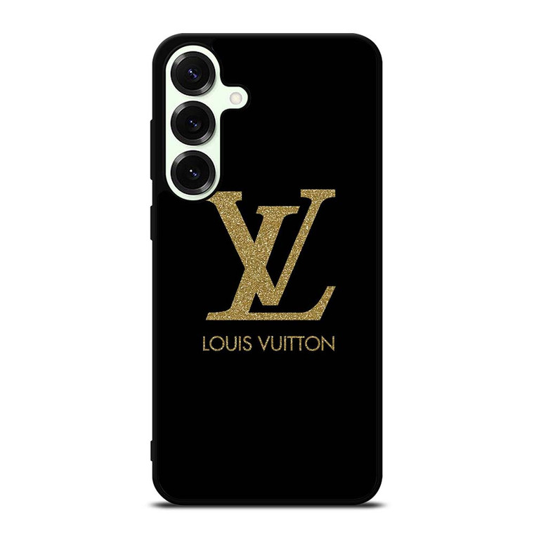 LOUIS VUITTON LV LOGO BLACK GOLD Samsung Galaxy S25 Plus Case Cover LOUIS VUITTON LV LOGO BLACK GOLD Samsung Galaxy S25 Plus Case Cover